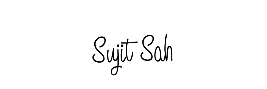 Sujit Sah stylish signature style. Best Handwritten Sign (Angelique-Rose-font-FFP) for my name. Handwritten Signature Collection Ideas for my name Sujit Sah. Sujit Sah signature style 5 images and pictures png
