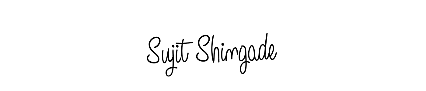 Also we have Sujit Shingade name is the best signature style. Create professional handwritten signature collection using Angelique-Rose-font-FFP autograph style. Sujit Shingade signature style 5 images and pictures png