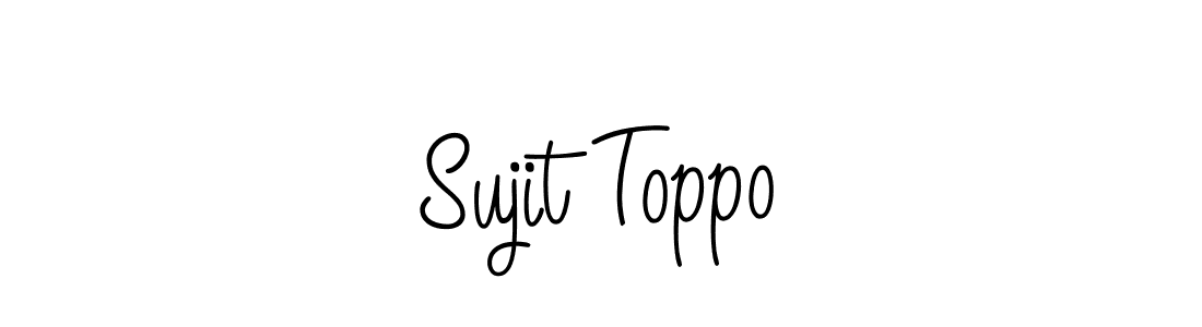 How to Draw Sujit Toppo signature style? Angelique-Rose-font-FFP is a latest design signature styles for name Sujit Toppo. Sujit Toppo signature style 5 images and pictures png