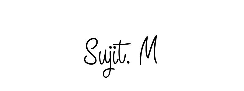 Also You can easily find your signature by using the search form. We will create Sujit. M name handwritten signature images for you free of cost using Angelique-Rose-font-FFP sign style. Sujit. M signature style 5 images and pictures png