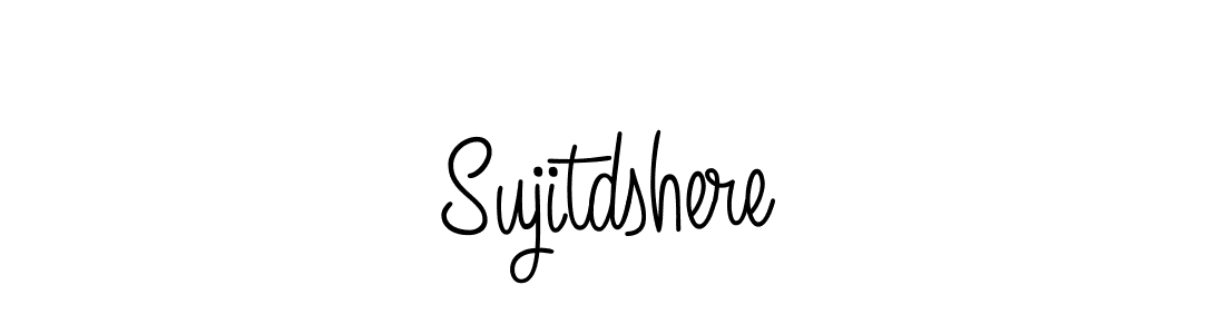 Make a beautiful signature design for name Sujitdshere. With this signature (Angelique-Rose-font-FFP) style, you can create a handwritten signature for free. Sujitdshere signature style 5 images and pictures png