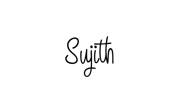 Sujith stylish signature style. Best Handwritten Sign (Angelique-Rose-font-FFP) for my name. Handwritten Signature Collection Ideas for my name Sujith. Sujith signature style 5 images and pictures png