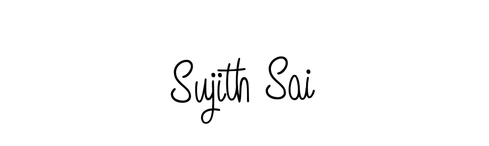 The best way (Angelique-Rose-font-FFP) to make a short signature is to pick only two or three words in your name. The name Sujith Sai include a total of six letters. For converting this name. Sujith Sai signature style 5 images and pictures png