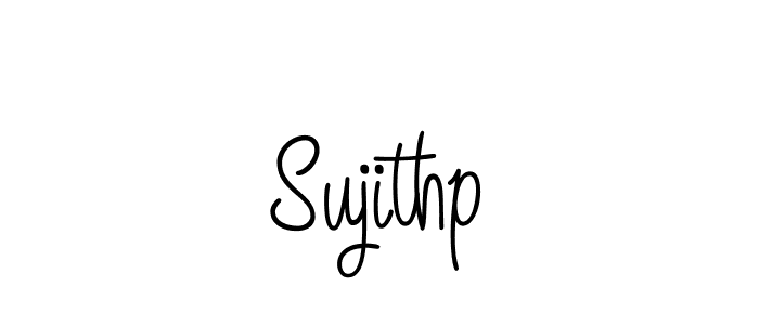 Make a beautiful signature design for name Sujithp. With this signature (Angelique-Rose-font-FFP) style, you can create a handwritten signature for free. Sujithp signature style 5 images and pictures png