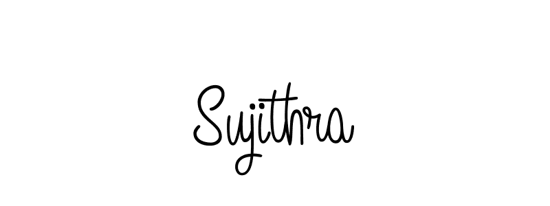 Sujithra stylish signature style. Best Handwritten Sign (Angelique-Rose-font-FFP) for my name. Handwritten Signature Collection Ideas for my name Sujithra. Sujithra signature style 5 images and pictures png