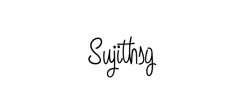 How to Draw Sujithsg signature style? Angelique-Rose-font-FFP is a latest design signature styles for name Sujithsg. Sujithsg signature style 5 images and pictures png