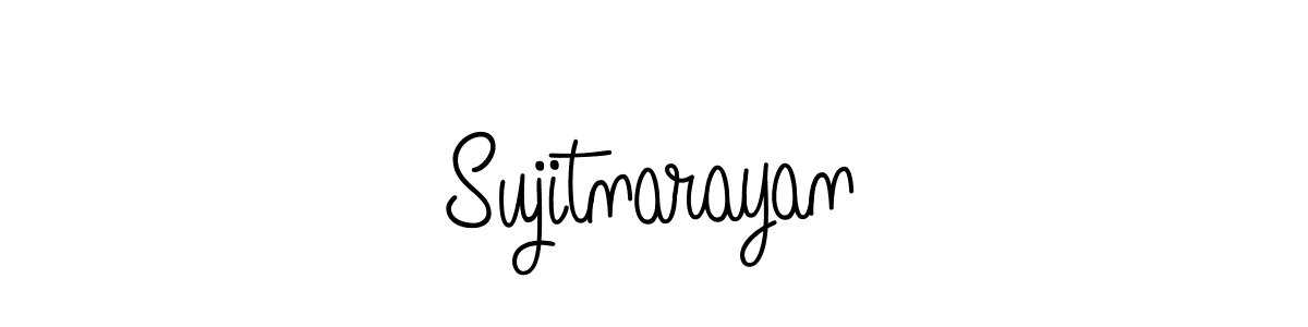 Create a beautiful signature design for name Sujitnarayan. With this signature (Angelique-Rose-font-FFP) fonts, you can make a handwritten signature for free. Sujitnarayan signature style 5 images and pictures png