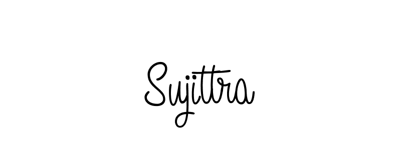 How to make Sujittra name signature. Use Angelique-Rose-font-FFP style for creating short signs online. This is the latest handwritten sign. Sujittra signature style 5 images and pictures png
