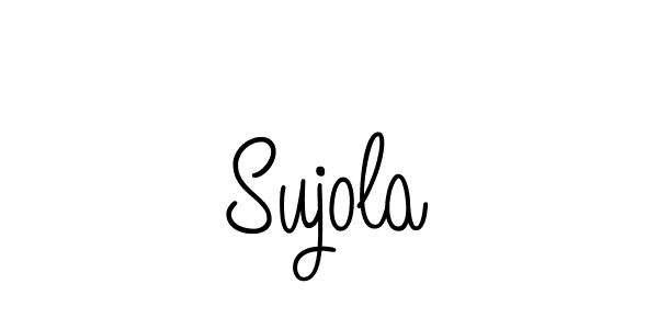 The best way (Angelique-Rose-font-FFP) to make a short signature is to pick only two or three words in your name. The name Sujola include a total of six letters. For converting this name. Sujola signature style 5 images and pictures png
