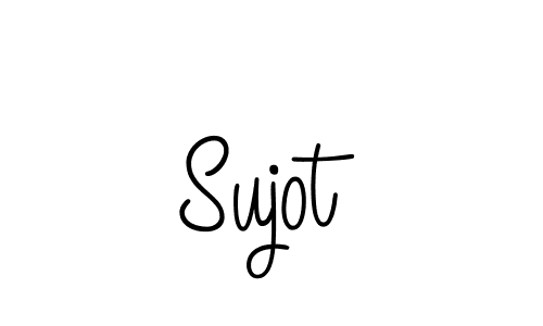 Design your own signature with our free online signature maker. With this signature software, you can create a handwritten (Angelique-Rose-font-FFP) signature for name Sujot. Sujot signature style 5 images and pictures png