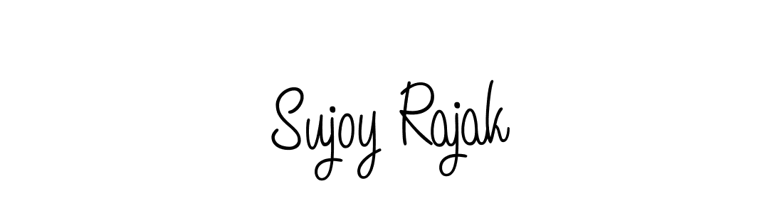 Create a beautiful signature design for name Sujoy Rajak. With this signature (Angelique-Rose-font-FFP) fonts, you can make a handwritten signature for free. Sujoy Rajak signature style 5 images and pictures png