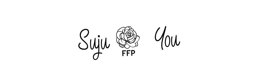 You should practise on your own different ways (Angelique-Rose-font-FFP) to write your name (Suju 4  You) in signature. don't let someone else do it for you. Suju 4  You signature style 5 images and pictures png