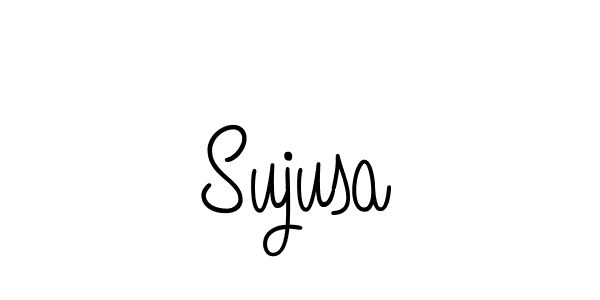 The best way (Angelique-Rose-font-FFP) to make a short signature is to pick only two or three words in your name. The name Sujusa include a total of six letters. For converting this name. Sujusa signature style 5 images and pictures png