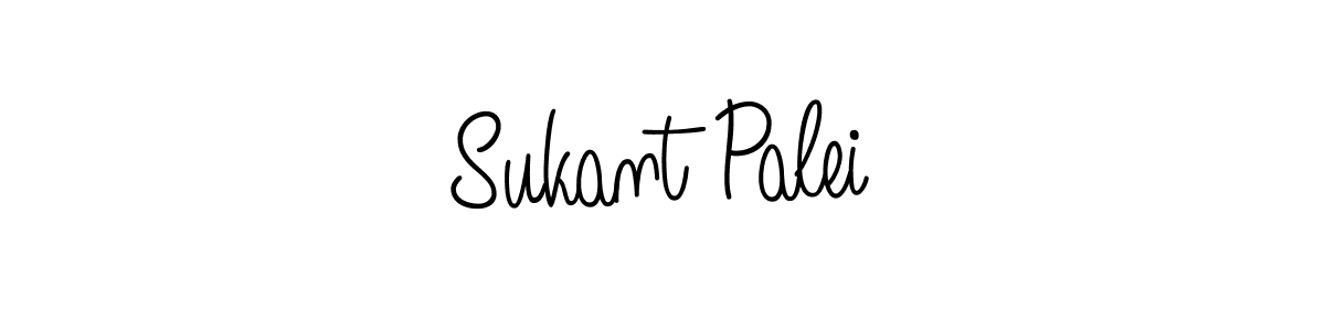 Use a signature maker to create a handwritten signature online. With this signature software, you can design (Angelique-Rose-font-FFP) your own signature for name Sukant Palei. Sukant Palei signature style 5 images and pictures png
