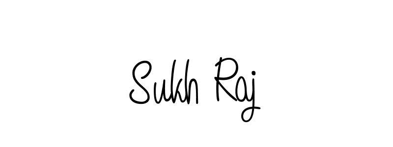 How to Draw Sukh Raj signature style? Angelique-Rose-font-FFP is a latest design signature styles for name Sukh Raj. Sukh Raj signature style 5 images and pictures png