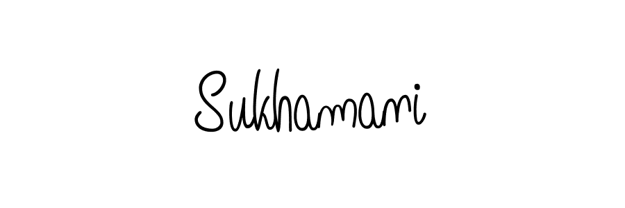 if you are searching for the best signature style for your name Sukhamani. so please give up your signature search. here we have designed multiple signature styles  using Angelique-Rose-font-FFP. Sukhamani signature style 5 images and pictures png