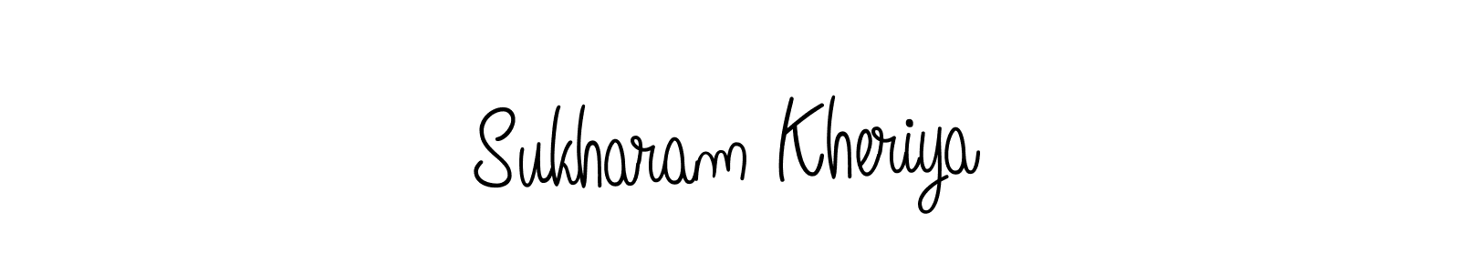 Best and Professional Signature Style for Sukharam Kheriya. Angelique-Rose-font-FFP Best Signature Style Collection. Sukharam Kheriya signature style 5 images and pictures png
