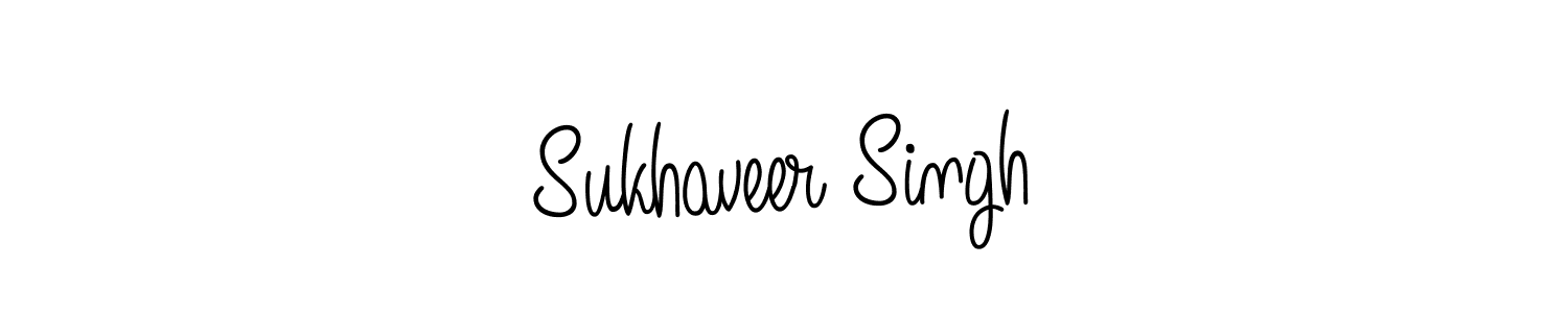 The best way (Angelique-Rose-font-FFP) to make a short signature is to pick only two or three words in your name. The name Sukhaveer Singh include a total of six letters. For converting this name. Sukhaveer Singh signature style 5 images and pictures png