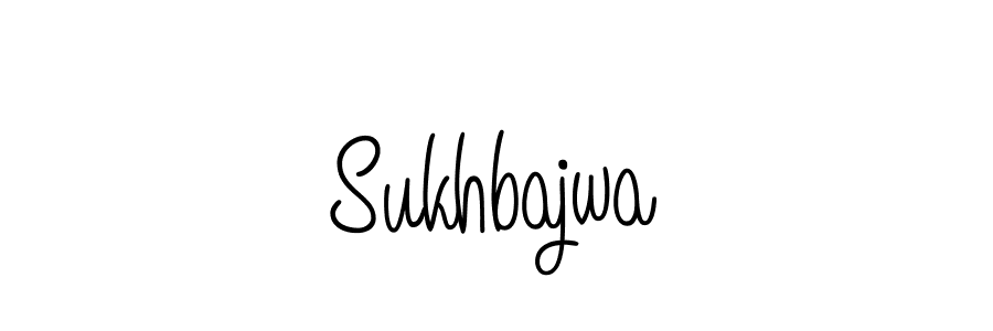 Make a beautiful signature design for name Sukhbajwa. With this signature (Angelique-Rose-font-FFP) style, you can create a handwritten signature for free. Sukhbajwa signature style 5 images and pictures png