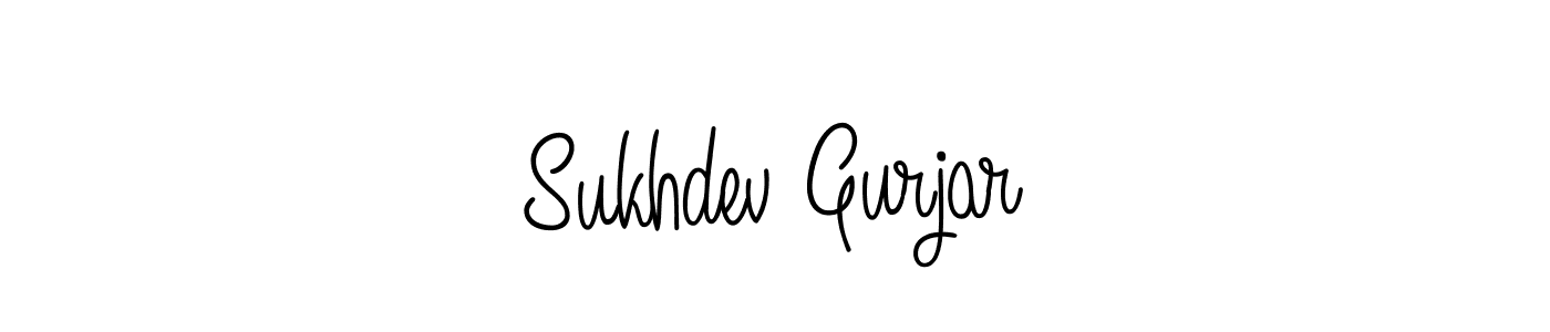 Here are the top 10 professional signature styles for the name Sukhdev Gurjar. These are the best autograph styles you can use for your name. Sukhdev Gurjar signature style 5 images and pictures png