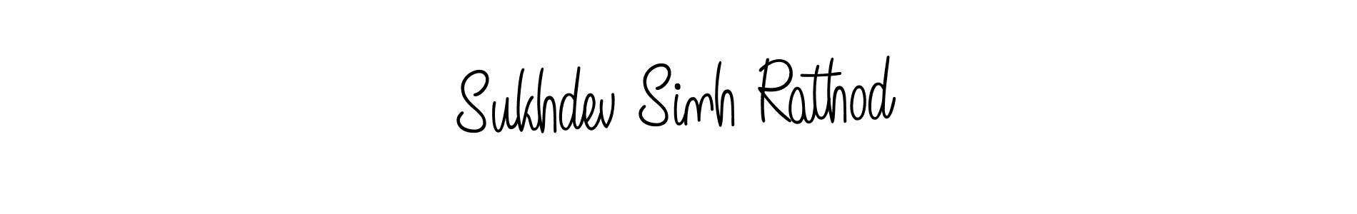 Use a signature maker to create a handwritten signature online. With this signature software, you can design (Angelique-Rose-font-FFP) your own signature for name Sukhdev Sinh Rathod. Sukhdev Sinh Rathod signature style 5 images and pictures png