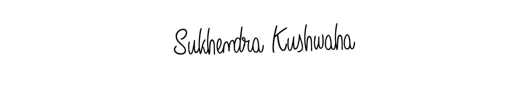 How to make Sukhendra Kushwaha name signature. Use Angelique-Rose-font-FFP style for creating short signs online. This is the latest handwritten sign. Sukhendra Kushwaha signature style 5 images and pictures png