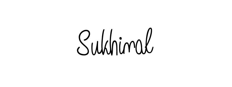 How to make Sukhinal signature? Angelique-Rose-font-FFP is a professional autograph style. Create handwritten signature for Sukhinal name. Sukhinal signature style 5 images and pictures png