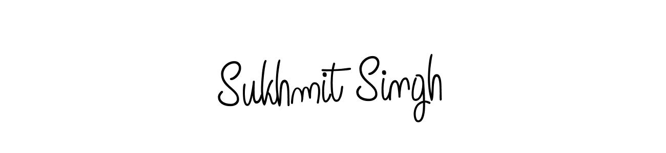 This is the best signature style for the Sukhmit Singh name. Also you like these signature font (Angelique-Rose-font-FFP). Mix name signature. Sukhmit Singh signature style 5 images and pictures png