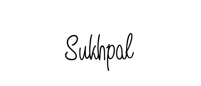 You should practise on your own different ways (Angelique-Rose-font-FFP) to write your name (Sukhpal) in signature. don't let someone else do it for you. Sukhpal signature style 5 images and pictures png