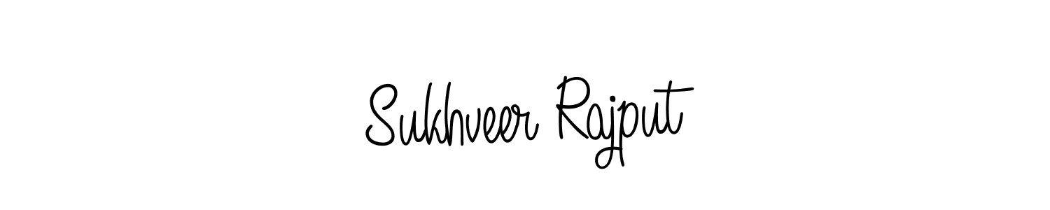 Use a signature maker to create a handwritten signature online. With this signature software, you can design (Angelique-Rose-font-FFP) your own signature for name Sukhveer Rajput. Sukhveer Rajput signature style 5 images and pictures png