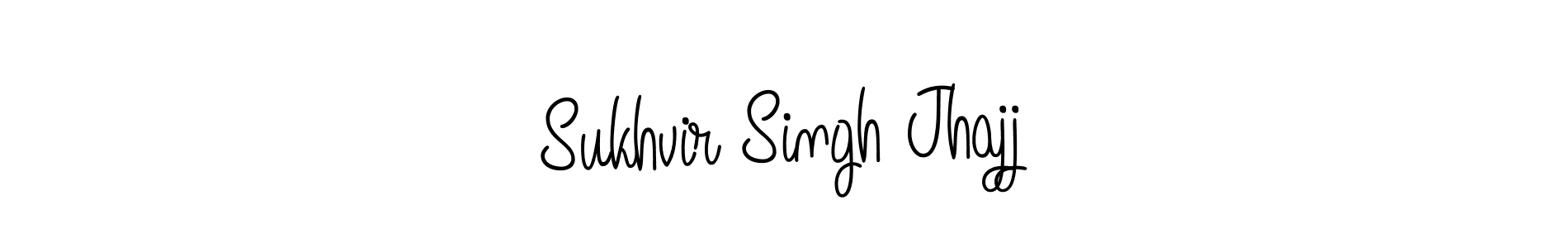 How to make Sukhvir Singh Jhajj signature? Angelique-Rose-font-FFP is a professional autograph style. Create handwritten signature for Sukhvir Singh Jhajj name. Sukhvir Singh Jhajj signature style 5 images and pictures png