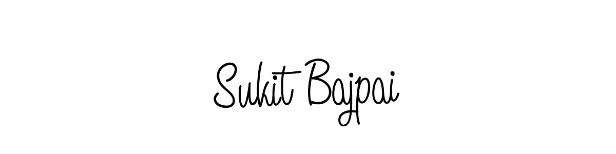 Check out images of Autograph of Sukit Bajpai name. Actor Sukit Bajpai Signature Style. Angelique-Rose-font-FFP is a professional sign style online. Sukit Bajpai signature style 5 images and pictures png