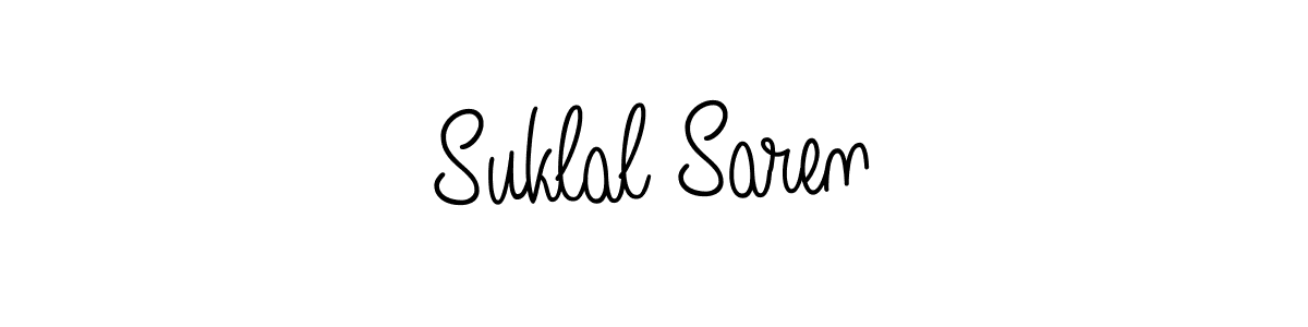 Suklal Saren stylish signature style. Best Handwritten Sign (Angelique-Rose-font-FFP) for my name. Handwritten Signature Collection Ideas for my name Suklal Saren. Suklal Saren signature style 5 images and pictures png