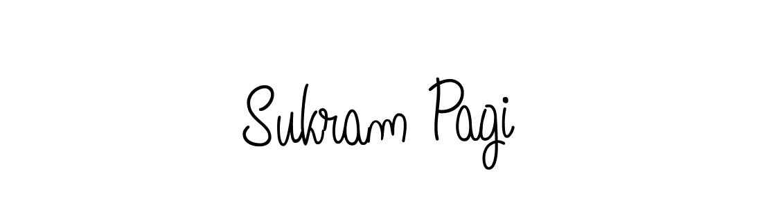 Angelique-Rose-font-FFP is a professional signature style that is perfect for those who want to add a touch of class to their signature. It is also a great choice for those who want to make their signature more unique. Get Sukram Pagi name to fancy signature for free. Sukram Pagi signature style 5 images and pictures png