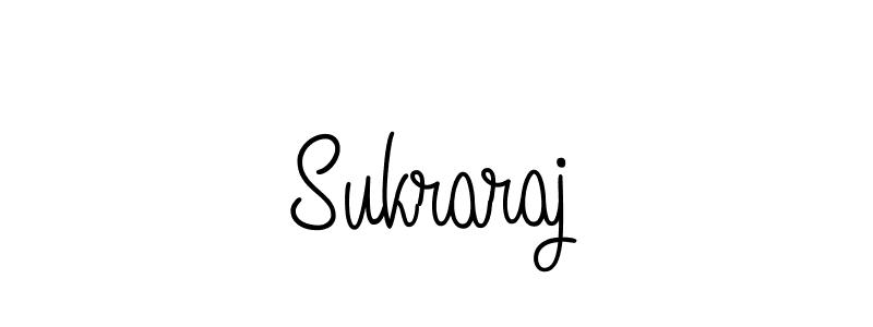 You should practise on your own different ways (Angelique-Rose-font-FFP) to write your name (Sukraraj) in signature. don't let someone else do it for you. Sukraraj signature style 5 images and pictures png