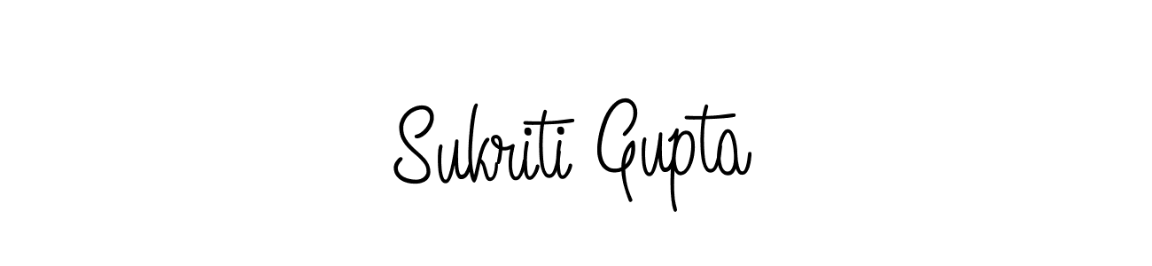 Use a signature maker to create a handwritten signature online. With this signature software, you can design (Angelique-Rose-font-FFP) your own signature for name Sukriti Gupta. Sukriti Gupta signature style 5 images and pictures png
