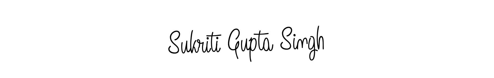 How to Draw Sukriti Gupta Singh signature style? Angelique-Rose-font-FFP is a latest design signature styles for name Sukriti Gupta Singh. Sukriti Gupta Singh signature style 5 images and pictures png