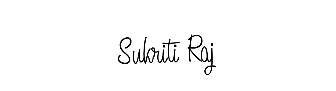 How to make Sukriti Raj name signature. Use Angelique-Rose-font-FFP style for creating short signs online. This is the latest handwritten sign. Sukriti Raj signature style 5 images and pictures png