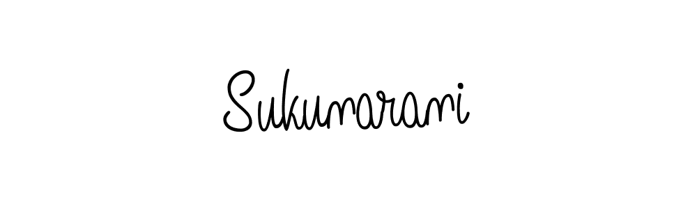 Make a beautiful signature design for name Sukunarani. With this signature (Angelique-Rose-font-FFP) style, you can create a handwritten signature for free. Sukunarani signature style 5 images and pictures png