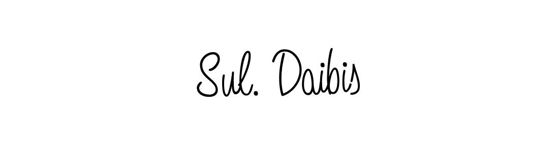 How to make Sul. Daibis signature? Angelique-Rose-font-FFP is a professional autograph style. Create handwritten signature for Sul. Daibis name. Sul. Daibis signature style 5 images and pictures png