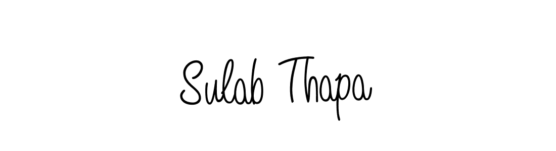 Make a beautiful signature design for name Sulab Thapa. Use this online signature maker to create a handwritten signature for free. Sulab Thapa signature style 5 images and pictures png