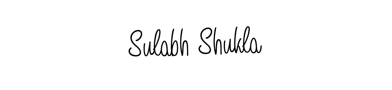 Create a beautiful signature design for name Sulabh Shukla. With this signature (Angelique-Rose-font-FFP) fonts, you can make a handwritten signature for free. Sulabh Shukla signature style 5 images and pictures png