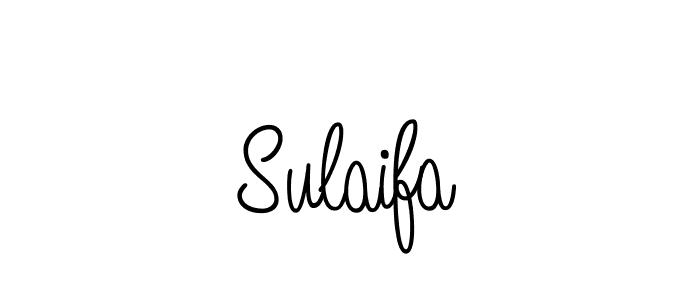 Use a signature maker to create a handwritten signature online. With this signature software, you can design (Angelique-Rose-font-FFP) your own signature for name Sulaifa. Sulaifa signature style 5 images and pictures png