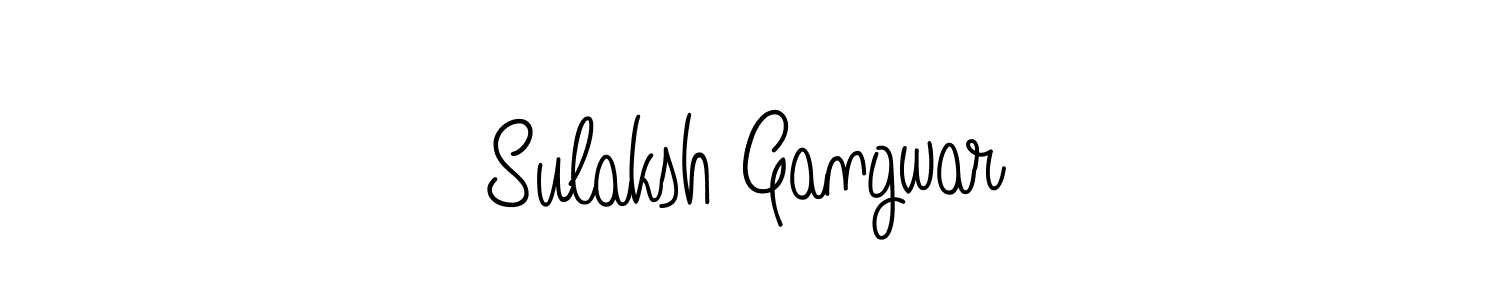 Angelique-Rose-font-FFP is a professional signature style that is perfect for those who want to add a touch of class to their signature. It is also a great choice for those who want to make their signature more unique. Get Sulaksh Gangwar name to fancy signature for free. Sulaksh Gangwar signature style 5 images and pictures png