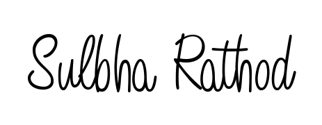 A dynamic signature style for Sulbha Rathod using Angelique-Rose-font-FFP script. Designed to look authentic, handwritten, and professional. Sulbha Rathod signature style 5 images and pictures png