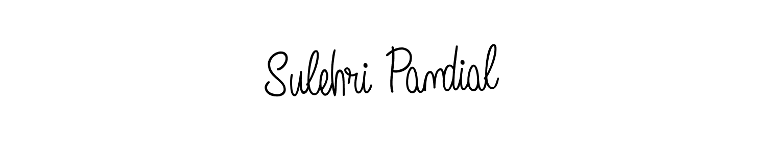 Sulehri Pandial stylish signature style. Best Handwritten Sign (Angelique-Rose-font-FFP) for my name. Handwritten Signature Collection Ideas for my name Sulehri Pandial. Sulehri Pandial signature style 5 images and pictures png