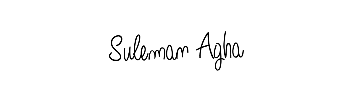 Also we have Suleman Agha name is the best signature style. Create professional handwritten signature collection using Angelique-Rose-font-FFP autograph style. Suleman Agha signature style 5 images and pictures png