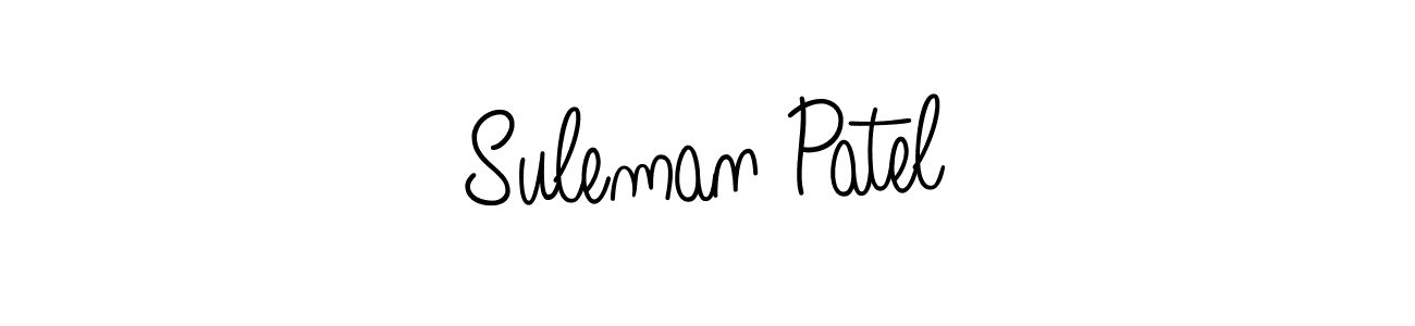 Suleman Patel stylish signature style. Best Handwritten Sign (Angelique-Rose-font-FFP) for my name. Handwritten Signature Collection Ideas for my name Suleman Patel. Suleman Patel signature style 5 images and pictures png