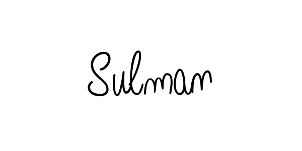 Also we have Sulman name is the best signature style. Create professional handwritten signature collection using Angelique-Rose-font-FFP autograph style. Sulman signature style 5 images and pictures png