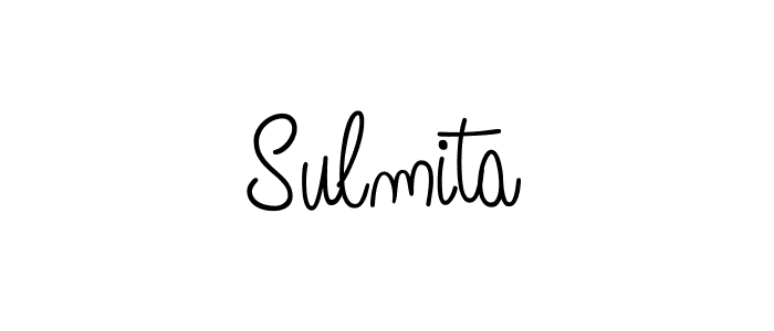 How to make Sulmita signature? Angelique-Rose-font-FFP is a professional autograph style. Create handwritten signature for Sulmita name. Sulmita signature style 5 images and pictures png